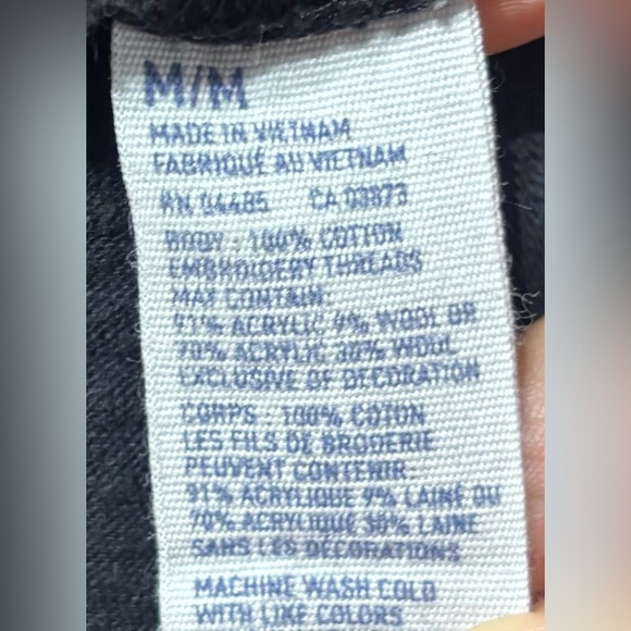 American Eagle Outfitters Black Short Sleeve Athletic Fit Tee Casual Small - Picture 5 of 7